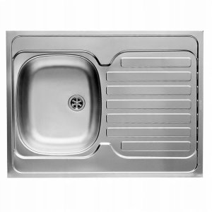 Zlewozmywak Pyramis Zlew Pyramis INTL 80x60 1B1D stal len 2