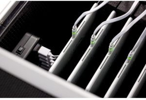 PARAT Paraproject Case i10 f�r 10 iPads bis 26,67cm 10,5Zoll Charge&Sync EU-Version inkl. USB-Lightning-Kabel - schwarz 4