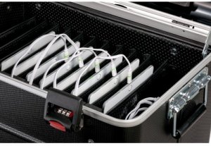 PARAT Paraproject Case i10 f�r 10 iPads bis 26,67cm 10,5Zoll Charge&Sync EU-Version inkl. USB-Lightning-Kabel - schwarz 5