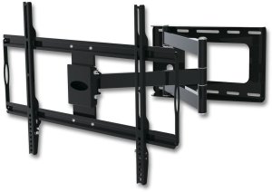 Manhattan TECHLY Wandhalterung fuer LCD TV 81,28cm bis 177,80cm Tragklast bis 45Kg Slim Schwarz Ausziehbarer Arm bis zu 688mm 5