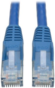 EATON TRIPPLITE Cat6 Gigabit Snagless Molded UTP Ethernet Cable RJ45 M/M Blue 0,91m 1