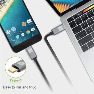 Kabel USB Techly USB-B - USB-C 1 m Czarny (ICOC-MUSB322-CM-010) 5