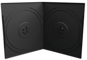 MediaRange DVD-Leerhülle für 2 Dics 7mm Taschenformat schw 1