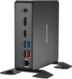 SHUTTLE XPC nano NC4010BA Intel Celeron 7305 4GB DDR4 128GB SSD 1xHDMI 1xDP W11P 1