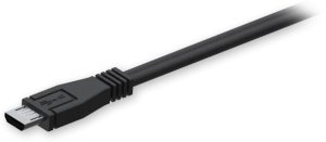 Kabel USB Teltonika USB-A - micro-B 0.8 m Czarny (PR2US08M) 3