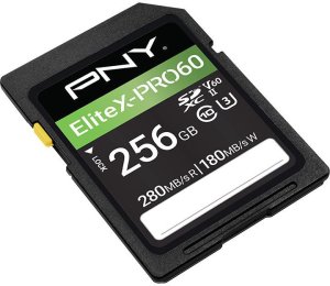 PNY SD EliteX-PRO 60 UHS-II 256GB Flash Memory Card 2