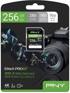 PNY SD EliteX-PRO 60 UHS-II 256GB Flash Memory Card 4