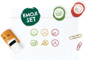 COLOP little NIO Stempel- Set "Emojis" retail 2