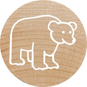 COLOP WOODIES Stempel-Set "exotic Animation" retail 4