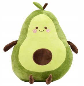 OGROMNA MASKOTKA PODUSZKA PLUSZAK AWOKADO MIŁA W DOTYKU GIGANT 2