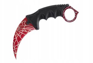 Nóż typu karambit CS:GO Crimson Web red 1