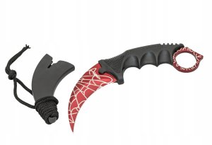 Fadecase Nóż typu karambit CS:GO Crimson Web red 3