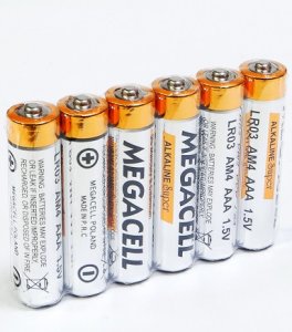 Bateria LR03 AAA Megacell ALKALINE 6BL 1