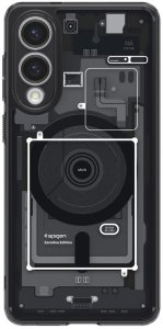 Spigen Ultra Hybrid Mag MagSafe - Etui do Samsung Galaxy S25 Edge (Zero One Black) 2