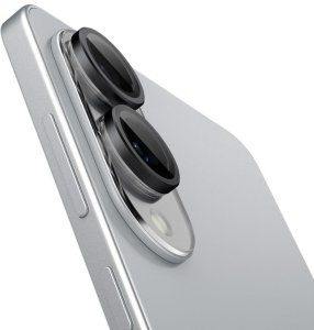 Spigen Optik Pro GLAS.TR EZ Fit Camera Protector 2-Pack - Szkło ochronne na obiektyw do Samsung Galaxy S25 Edge (2 szt)(Czarny) 3