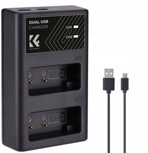 Podwójna Ładowarka Usb Do Lp-e17 Lpe17 Canon Eos Rp M3 M5 M6 77d 800d 8000d / Kf28.0008 1