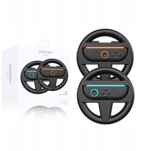 JYS 2x Kierownica Uchwyt Na Joy-con Do Nintendo Switch 2 Nsw2 Do Mario Kart / 2x Czarny / Jys-ns226 9