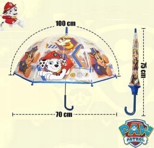 Parasol Dziecięcy Parasolka Dla Dziecka Dzieci Przeciwdeszczowy Psi Patrol / Pw19921 5