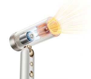 Suszarka Jonowa do Włosów MOVA Flip 10 Biała Lokówka Efekt Coandy 3 Końcówki 16