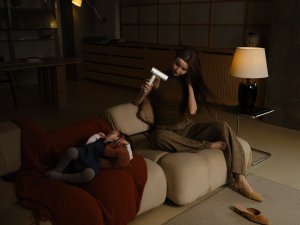 Suszarka Jonowa do Włosów MOVA Flip 10 Biała Lokówka Efekt Coandy 3 Końcówki 6