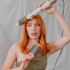 Suszarko-lokówka Cecotec Bamba CeramicCare 14in1 AirGlam Champagne Wielofunkcyjna lokówka do włosów 12