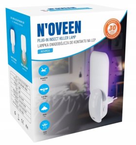 Lampka wtykowa do gniazdka Noveen Lampka owadobójcza do kontaktu na Lep NOVEEN IKN905 5