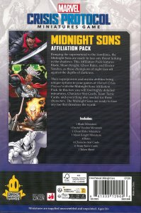 Atomic Mass Games Marvel: Crisis Protocol - Midnight Sons - Affiliation Pack 3