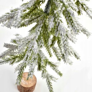 SANTA LILA Choinka sztuczna h39cmośnieżona 2