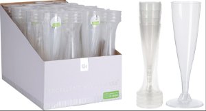 KOMPLET 4 KIELISZKÓW DO SZAMPANA 130ML 1