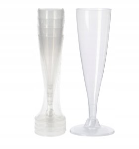 KOMPLET 4 KIELISZKÓW DO SZAMPANA 130ML 2