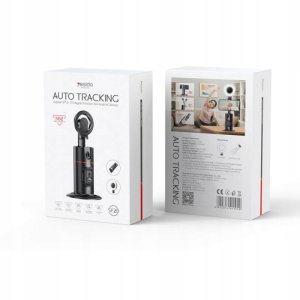 yesido SF20 Magnet. Gimbal Face Tracking AI 360° 1200mAh, BLACK / CZARNY 2