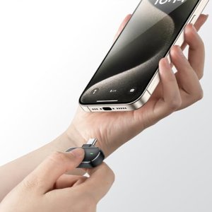 yesido KR17 Mikrofon MEMS 2szt. Klips Type-C, Wireless 2.4GHz, BLACK / CZARNY 4