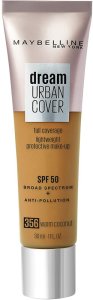 Maybelline, Dream Urban Cover, Full Cover, Cream Foundation, 356, Warm Coconut, SPF 50, 30 ml For Women 1