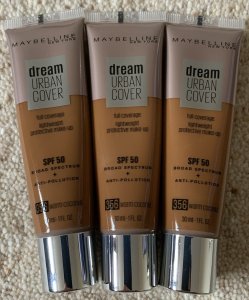 Maybelline, Dream Urban Cover, Full Cover, Cream Foundation, 356, Warm Coconut, SPF 50, 30 ml For Women 2