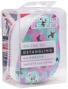Tangle Teezer, Compact Styler, Detangler, Hair Brush, Pink Aqua For Women 2