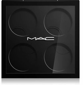 MAC, Pro Colour, Empty Plastic Makeup Palette, Black, With 4 Slots For Women 1