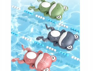 Nakręcana Pływająca żabka do wody kąpieli ZA3996 8