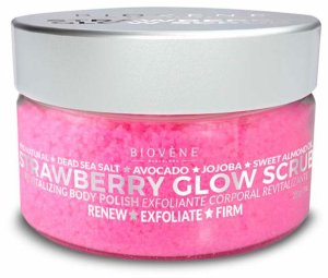 Balsam do Ciała Biovne Strawberry Glow Scrub 200 g 1