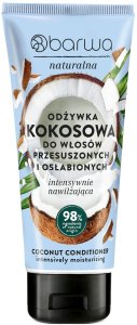 BARWA Naturalna Odżywka intensywnie nawilżająca do włosów Kokosowa 200 ml 1