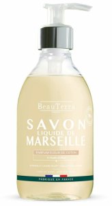 Mydło w płynie Beauterra Savon de Marseille Kwiat bawełny 300 ml 1