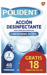 Tabletki do Czyszczenia Protez Zębowych Polident 48 Sztuk 1