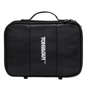 Kuferek fryzjerski barberski czarny materiał 2