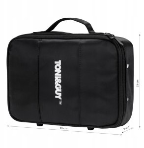 Kuferek fryzjerski barberski czarny materiał 7