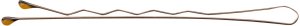 Activeshop Wsuwki fryzjerskie do włosów 120 szt. E-57 5,6 cm złote 2