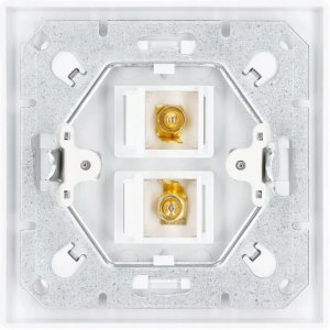 Gniazdo głośnikowe banan JOWISZ biały 3