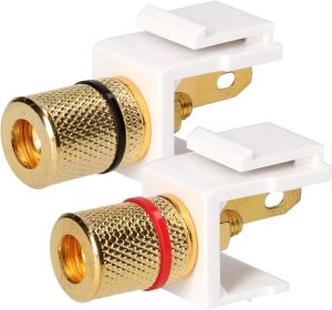 Gniazdo głośnikowe banan JOWISZ biały 4