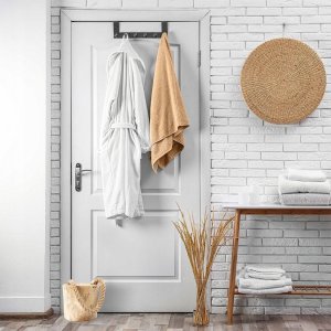 Home Styling Collection Stoper odbojnik ogranicznik do drzwi drewniany z liną 15 cm 6