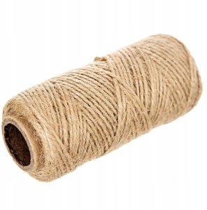 VERGIONIC Sznurek jutowy pakowy mocny 50 m 4