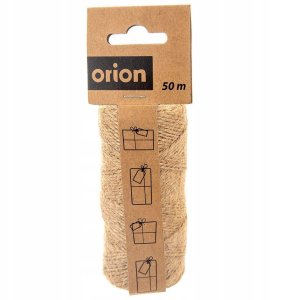 VERGIONIC Sznurek jutowy pakowy mocny 50 m 8