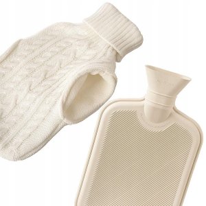 Orion Termofor gumowy w pokrowcu sweterku beżowy 1,6 l 33x20 cm 11
